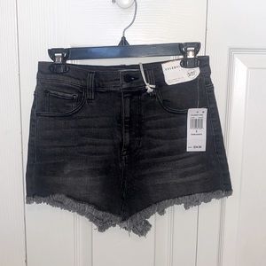 Black Jean Shorts
